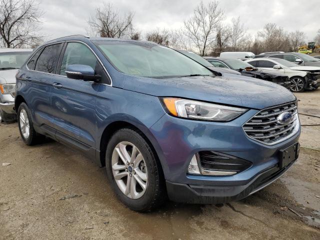 2FMPK4J99KBC36012 - 2019 FORD EDGE SEL BLUE photo 4