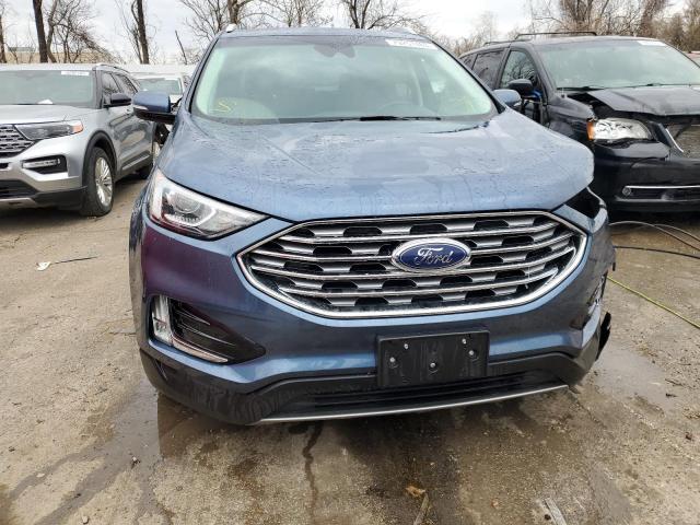 2FMPK4J99KBC36012 - 2019 FORD EDGE SEL BLUE photo 5