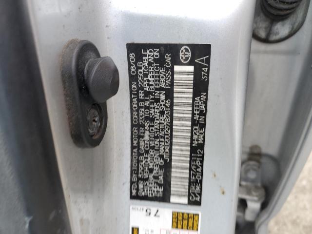 JTDKB20U297823146 - 2009 TOYOTA PRIUS SILVER photo 12