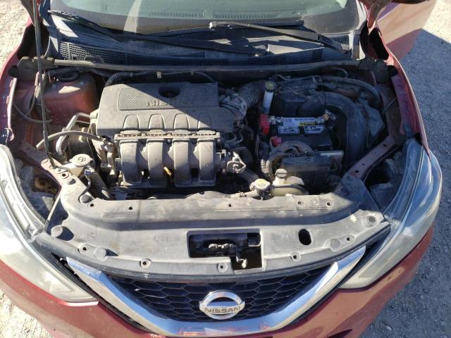 3N1AB7AP0GY283733 - 2016 NISSAN SENTRA S BURGUNDY photo 11