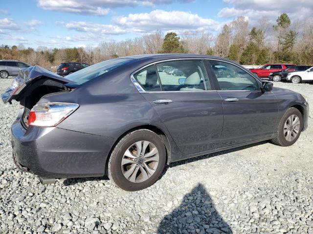 1HGCR2F30EA072335 - 2014 HONDA ACCORD LX GRAY photo 3