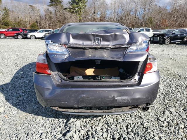 1HGCR2F30EA072335 - 2014 HONDA ACCORD LX GRAY photo 6