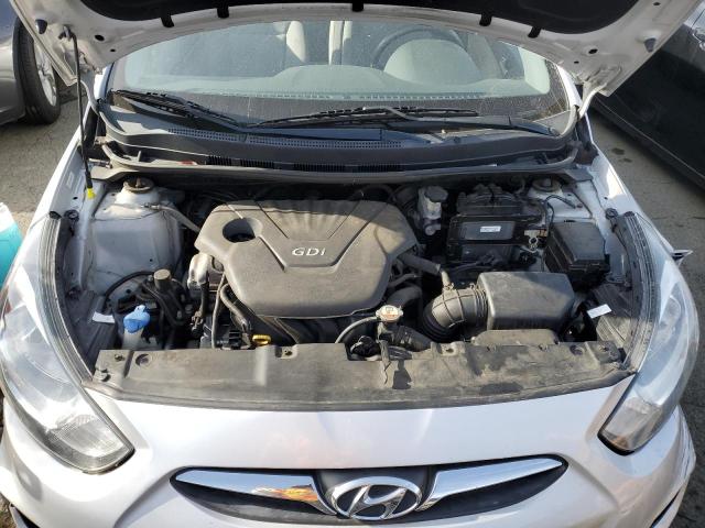 KMHCT4AE1DU294539 - 2013 HYUNDAI ACCENT GLS SILVER photo 11