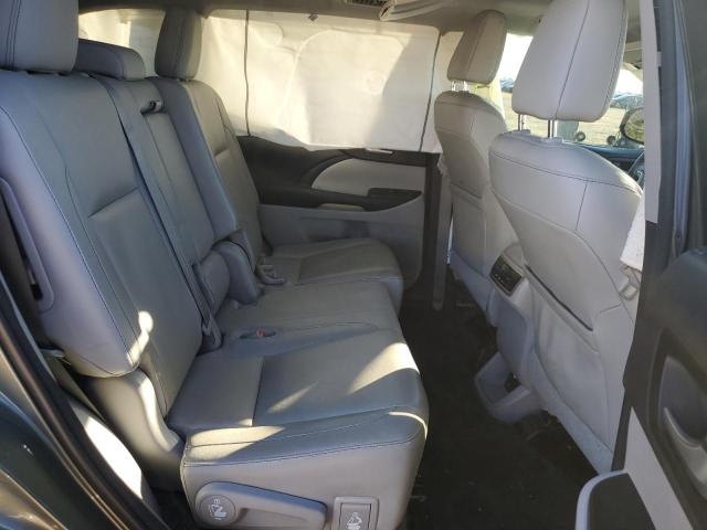 5TDJKRFH5FS080255 - 2015 TOYOTA HIGHLANDER XLE GREEN photo 10