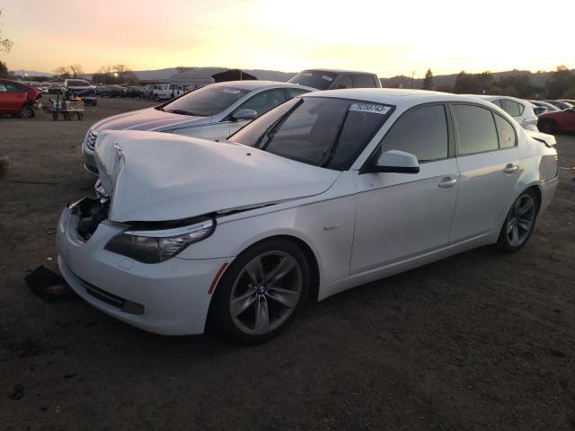 WBANU5C56AC363723 - 2010 BMW 528 I WHITE photo 1