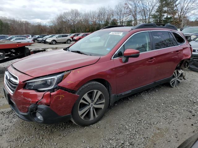 4S4BSANC8K3341607 - 2019 SUBARU OUTBACK 2.5I LIMITED BURGUNDY photo 1