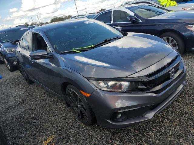 2HGFC2F80LH591068 - 2020 HONDA CIVIC SPORT GRAY photo 4