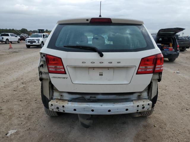 3C4PDCAB7DT577010 - 2013 DODGE JOURNEY SE WHITE photo 6