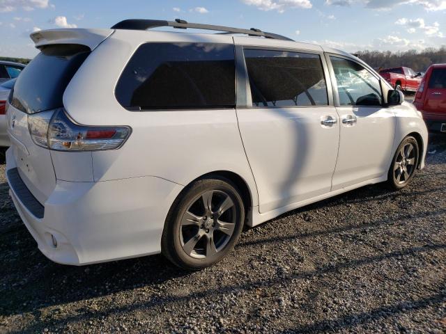 5TDXZ3DCXHS802753 - 2017 TOYOTA SIENNA SE WHITE photo 3