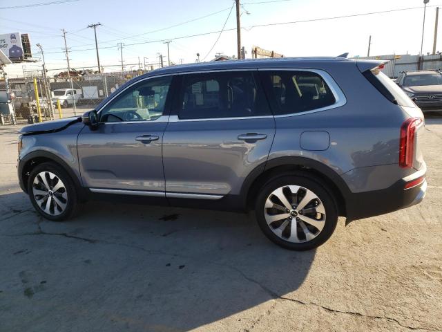 5XYP64HC6MG191863 - 2021 KIA TELLURIDE S GRAY photo 2