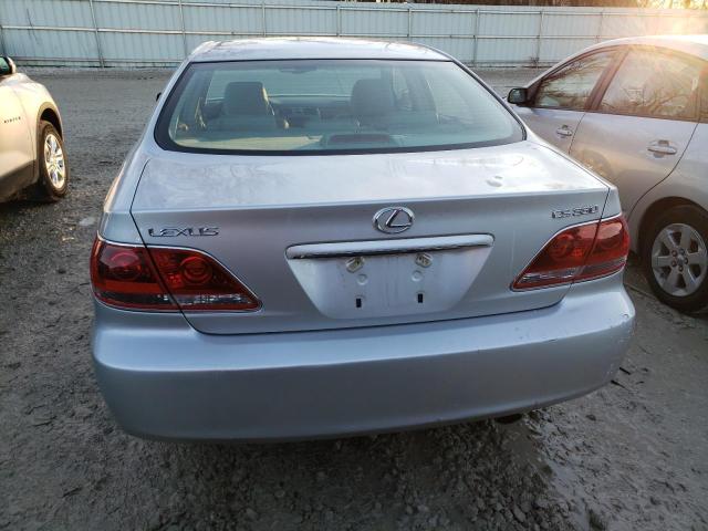 JTHBA30G465164723 - 2006 LEXUS ES 330 SILVER photo 6