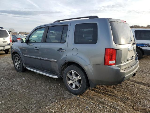 5FNYF48849B040597 - 2009 HONDA PILOT TOURING GRAY photo 2