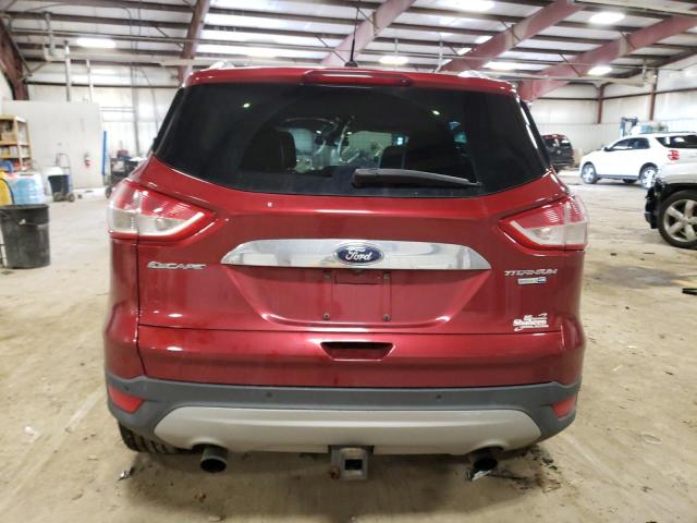 1FMCU9J93GUB32736 - 2016 FORD ESCAPE TITANIUM RED photo 6