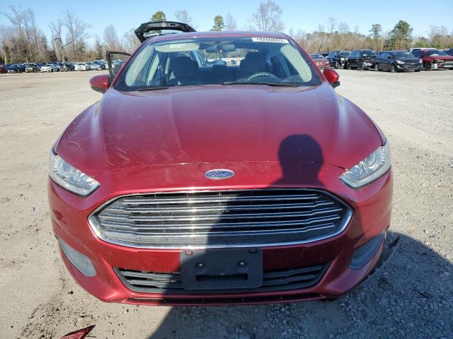 3FA6P0G79FR210944 - 2015 FORD FUSION S MAROON photo 5