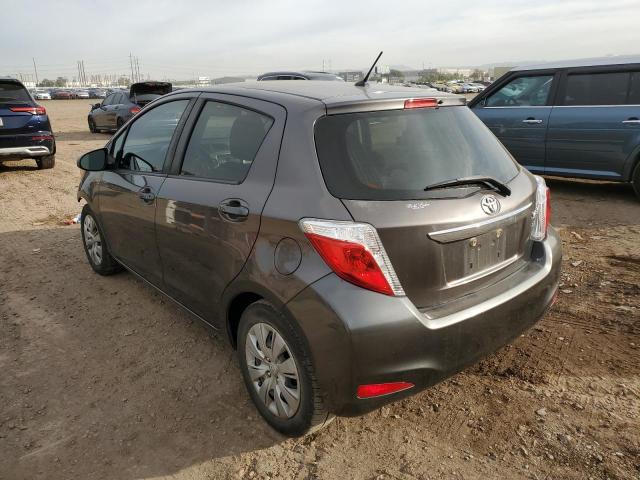 JTDKTUD38CD520343 - 2012 TOYOTA YARIS GRAY photo 2