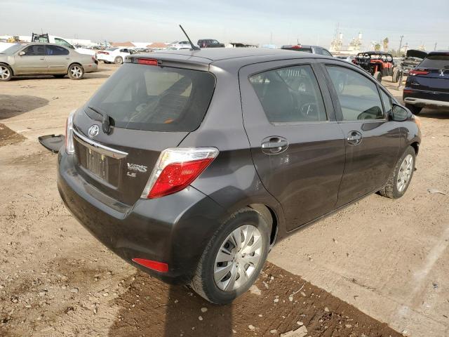 JTDKTUD38CD520343 - 2012 TOYOTA YARIS GRAY photo 3