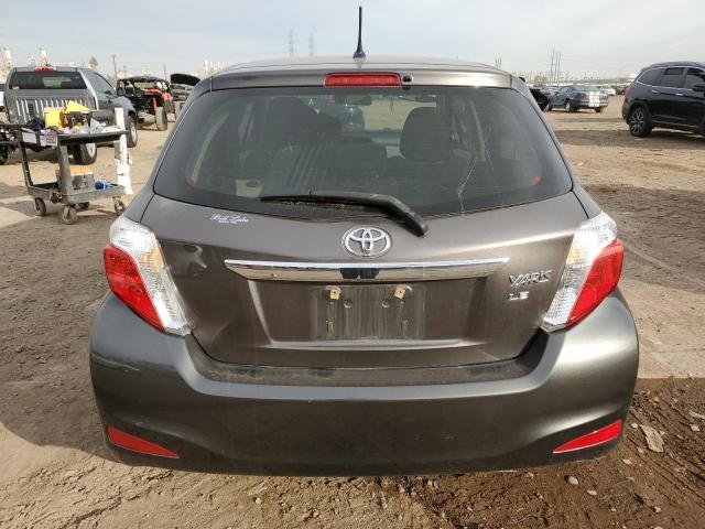 JTDKTUD38CD520343 - 2012 TOYOTA YARIS GRAY photo 6