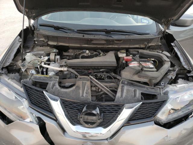 KNMAT2MT8GP682218 - 2016 NISSAN ROGUE S GRAY photo 11