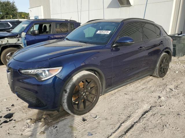 ZASFAKNN5J7B72211 - 2018 ALFA ROMEO STELVIO TI SPORT BLUE photo 1