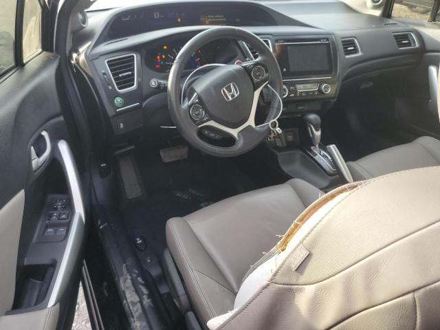 2HGFG3B03FH505864 - 2015 HONDA CIVIC EXL შავი ფოტო 8