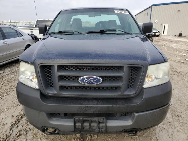 1FTRF14W55NB89121 - 2005 FORD F150 BLUE photo 5