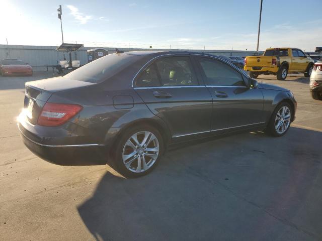 WDDGF4HB0EG244133 - 2014 MERCEDES-BENZ C 250 CHARCOAL photo 3