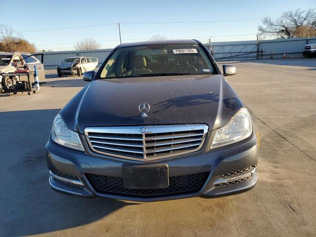 WDDGF4HB0EG244133 - 2014 MERCEDES-BENZ C 250 CHARCOAL photo 5