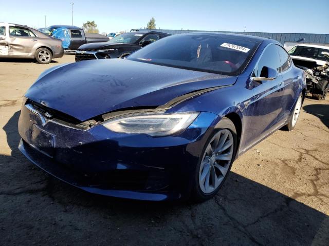 5YJSA1E21GF160549 - 2016 TESLA MODEL S BLUE photo 1