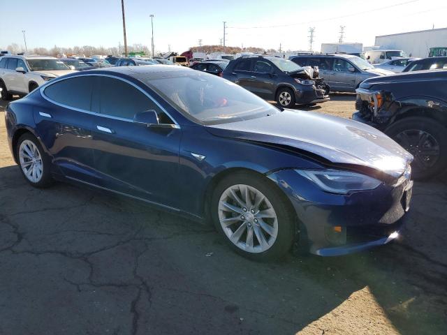 5YJSA1E21GF160549 - 2016 TESLA MODEL S BLUE photo 4