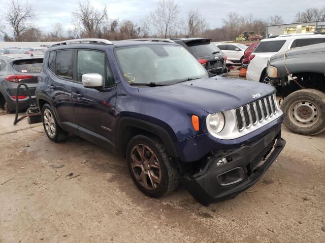 ZACCJADT7GPC78449 - 2016 JEEP RENEGADE LIMITED BLUE photo 4