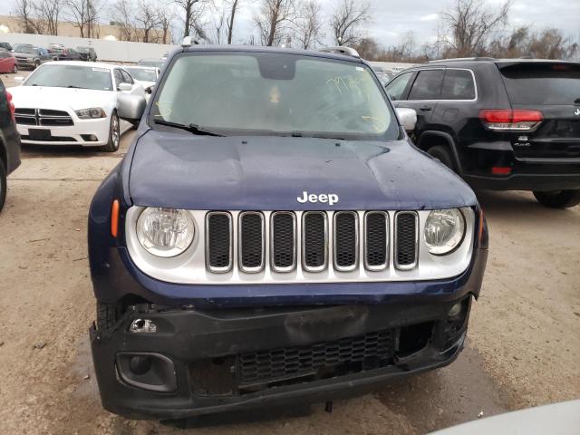 ZACCJADT7GPC78449 - 2016 JEEP RENEGADE LIMITED BLUE photo 5