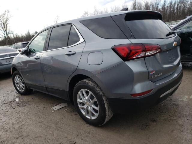 3GNAXUEG6PL115168 - 2023 CHEVROLET EQUINOX LT SILVER photo 2