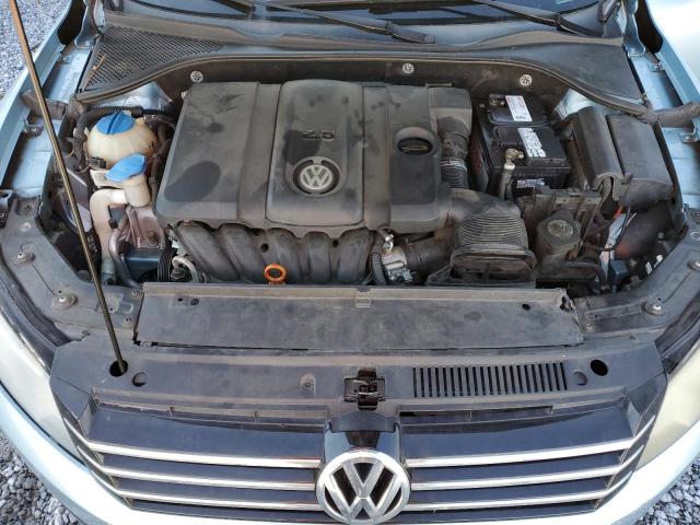 1VWAP7A34CC058789 - 2012 VOLKSWAGEN PASSAT S BLUE photo 11