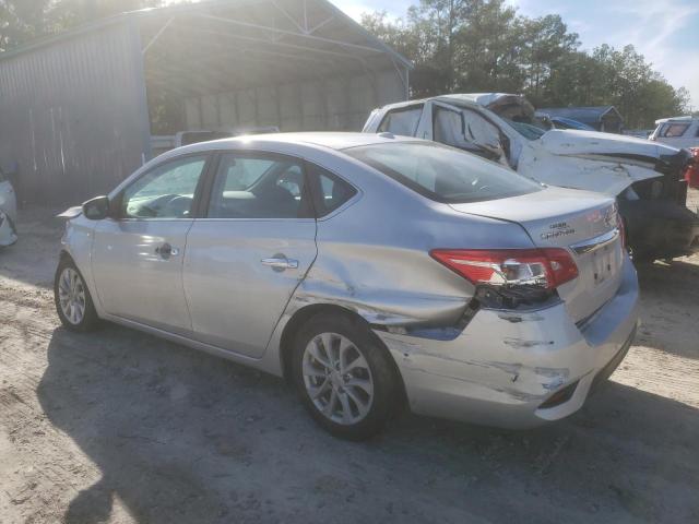 3N1AB7AP0KL604353 - 2019 NISSAN SENTRA S SILVER photo 2