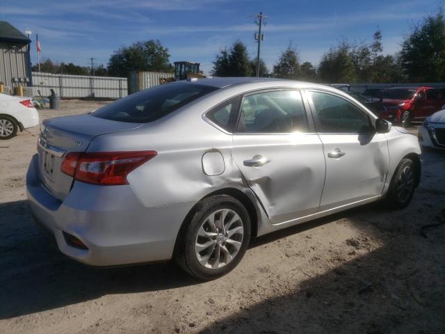 3N1AB7AP0KL604353 - 2019 NISSAN SENTRA S SILVER photo 3