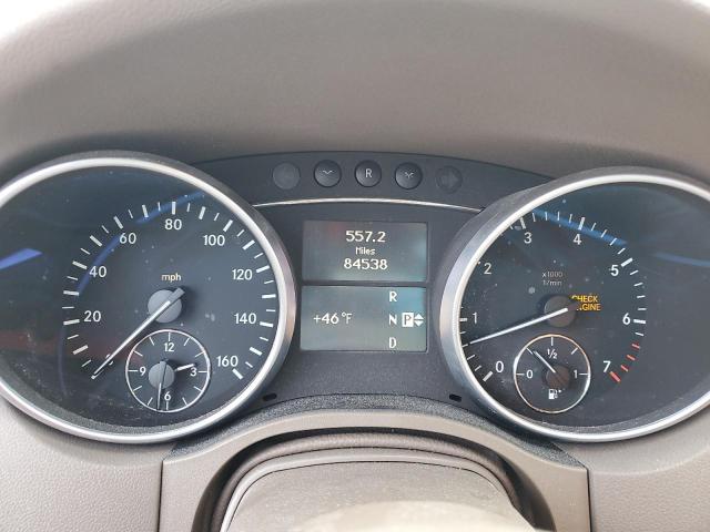 4JGBB8GB6BA671321 - 2011 MERCEDES-BENZ ML 350 4MATIC WHITE photo 9