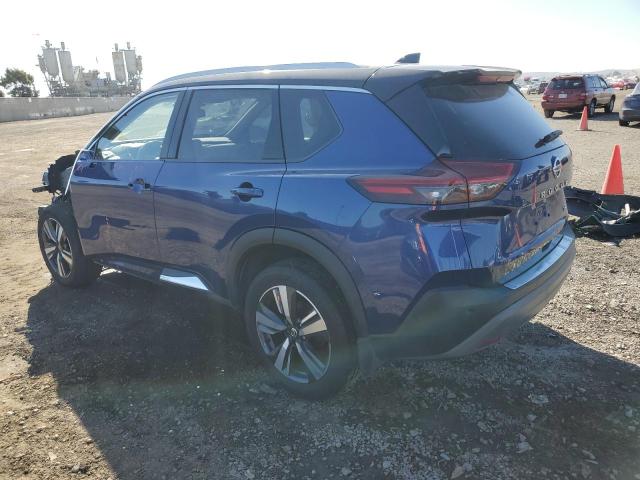 JN8AT3CAXMW026405 - 2021 NISSAN ROGUE SL BLUE photo 2