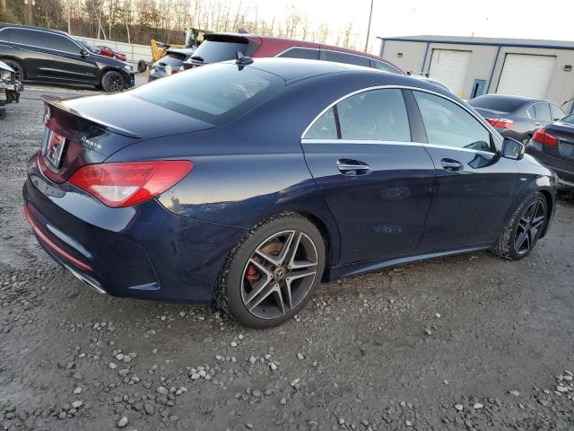 WDDSJ4GB9JN518168 - 2018 MERCEDES-BENZ CLA 250 4MATIC BLUE photo 3