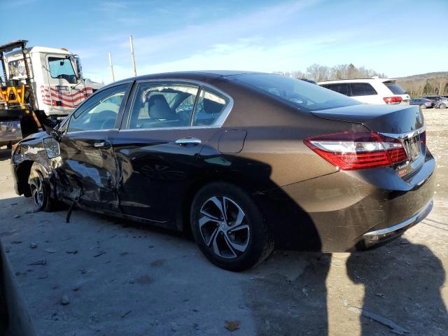 1HGCR2F46GA009848 - 2016 HONDA ACCORD LX BROWN photo 2