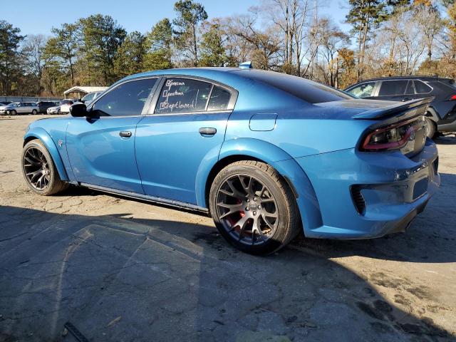 2C3CDXL95LH244011 - 2020 DODGE CHARGER SRT HELLCAT BLUE photo 2