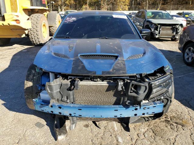 2C3CDXL95LH244011 - 2020 DODGE CHARGER SRT HELLCAT BLUE photo 5