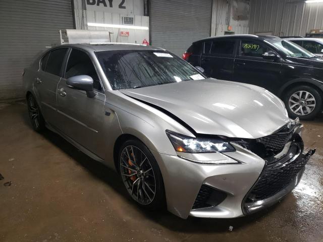 JTHBP1BL6GA001934 - 2016 LEXUS GS-F GRAY photo 4