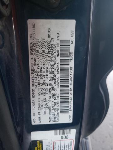 5TEUU42NX7Z401006 - 2007 TOYOTA TACOMA ACCESS CAB Көк фото 13