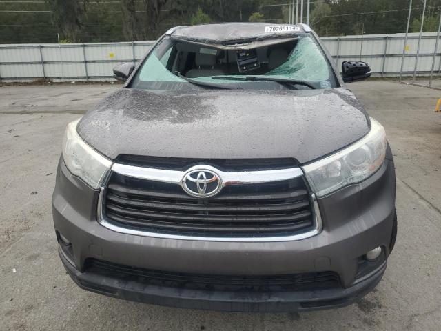 5TDKKRFH6FS047740 - 2015 TOYOTA HIGHLANDER XLE Boz foto 5
