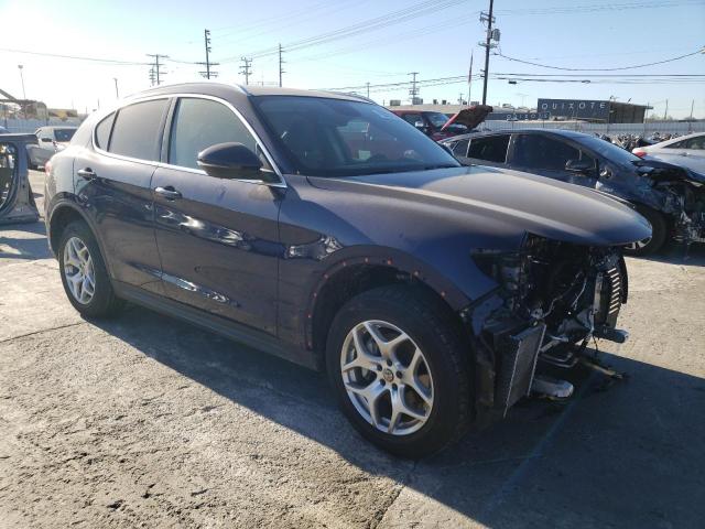 ZASPAJAN7K7C39235 - 2019 ALFA ROMEO STELVIO BLUE photo 4