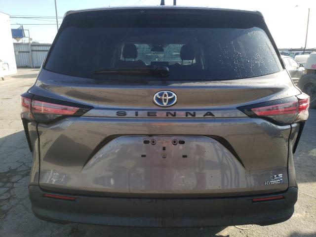 5TDKRKEC9MS036527 - 2021 TOYOTA SIENNA LE GRAY photo 6