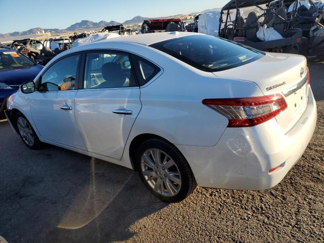 3N1AB7AP9EY266832 - 2014 NISSAN SENTRA S WHITE photo 2