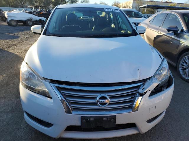 3N1AB7AP9EY266832 - 2014 NISSAN SENTRA S WHITE photo 5