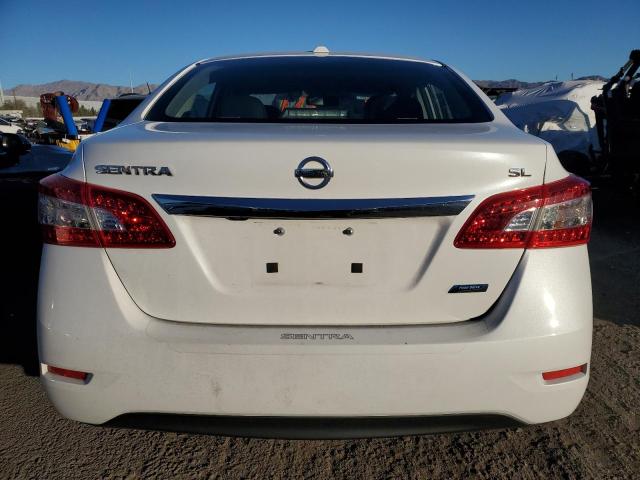 3N1AB7AP9EY266832 - 2014 NISSAN SENTRA S WHITE photo 6