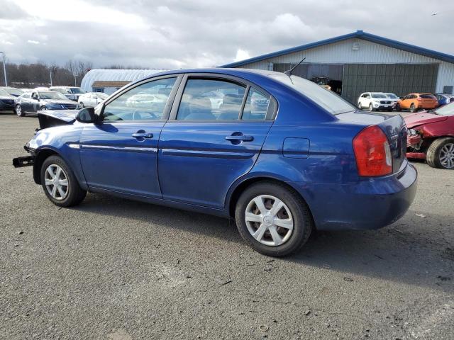 KMHCN46C37U086202 - 2007 HYUNDAI ACCENT GLS BLUE photo 2